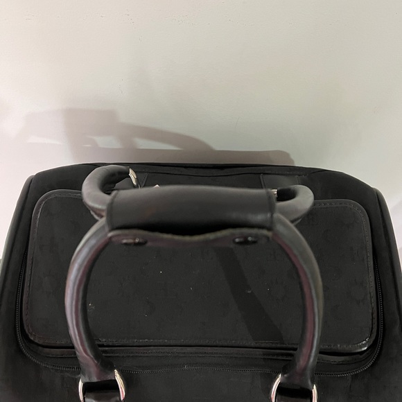 EL PORTAL luggage, “train case,” Iconic brand,black monogram, 13 x 10x 9, EUC - Picture 4 of 13